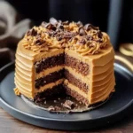 Gooey Coffee Caramel Cake