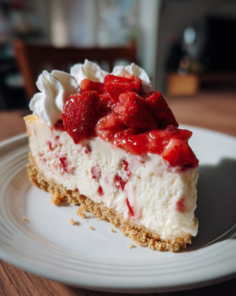 Strawberry Shortcake Cheesecake
