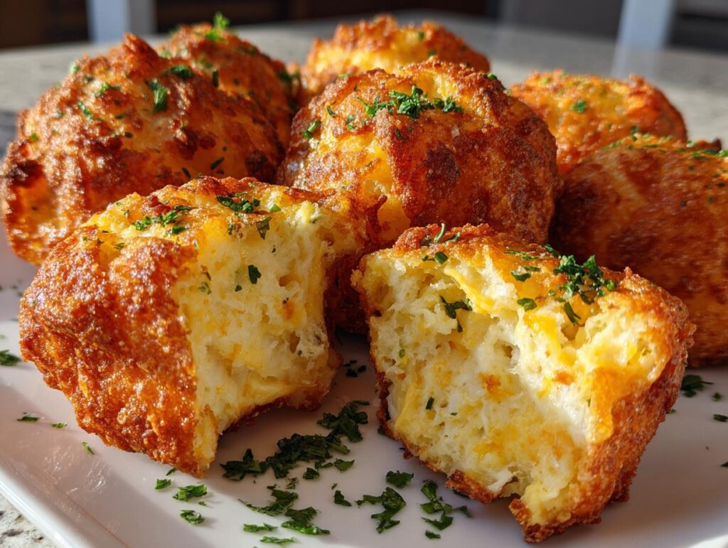 mashed potato cheese puffs