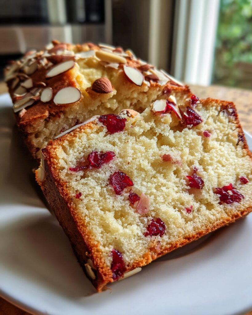 Almond Cranberry Pound Cake