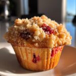 Bakery-Style Cranberry Streusel Muffins