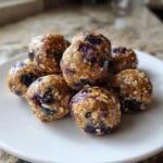 Blueberry Oat Energy Bites for Dogs