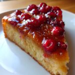 Brown Butter Cranberry Upside-Down Cake