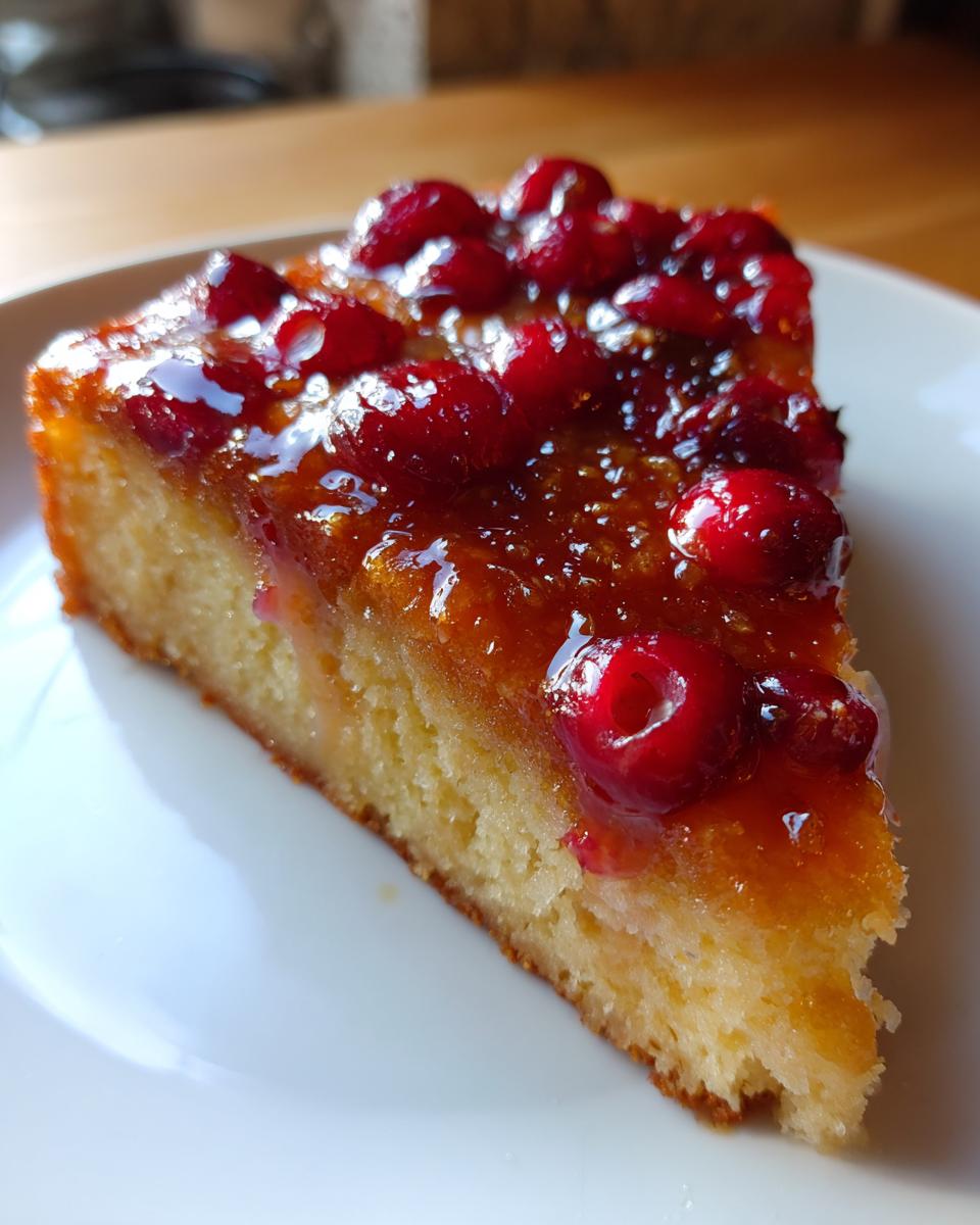 Irresistible Brown Butter Cranberry Upside-Down Cake Recipe