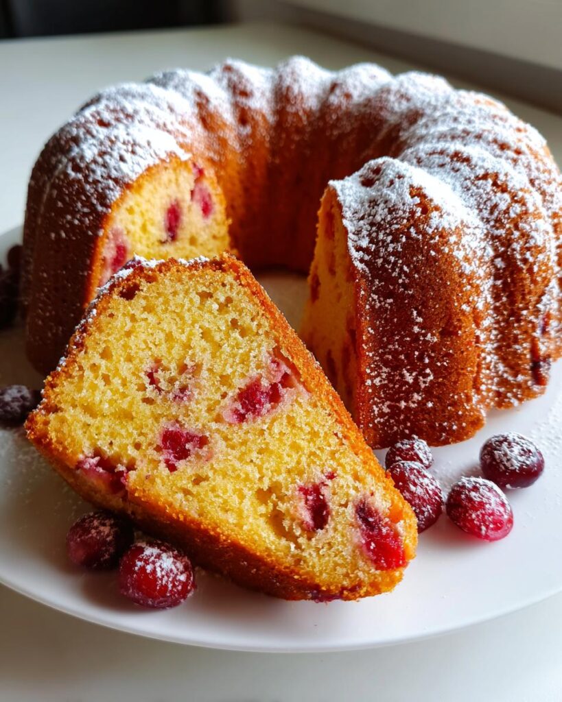 Classic Cranberry Orange Bundt Cake