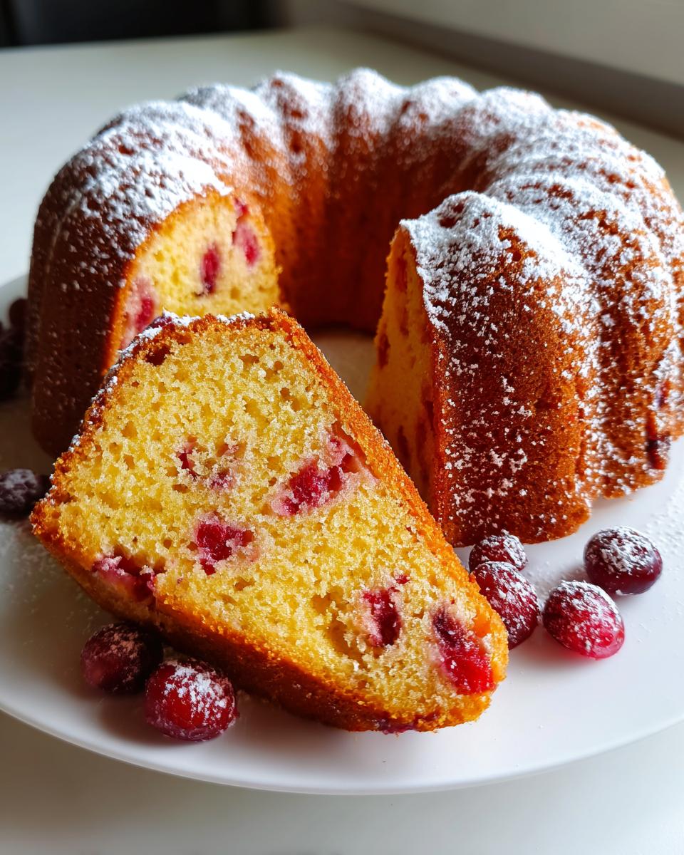 Irresistible Classic Cranberry Orange Bundt Cake in 7 Simple Steps