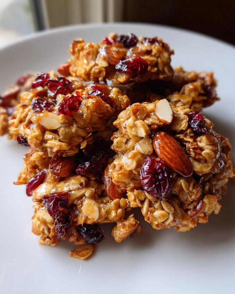 Cranberry Almond Granola Clusters