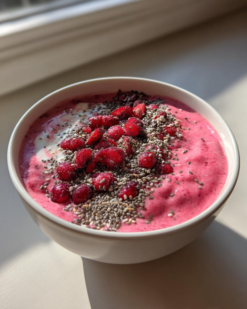 5-Minute Cranberry Apple Smoothie Bowl Recipe: Mouthwatering & Healthy!