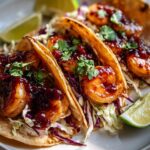 Cranberry Chipotle Shrimp Tacos