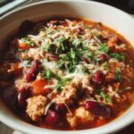 Cranberry Chipotle Turkey Chili