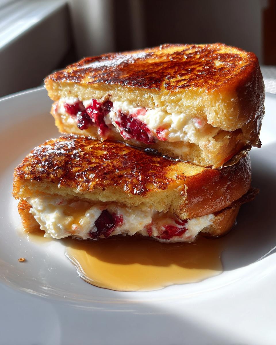 25-Minute Cranberry Cream Cheese–Stuffed French Toast You’ll Crave