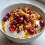 Cranberry Hazelnut Granola Yogurt Bowls