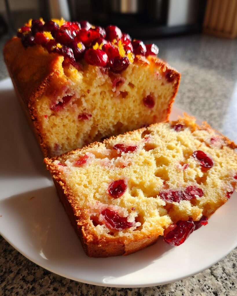 Cranberry Orange Breakfast Loaf