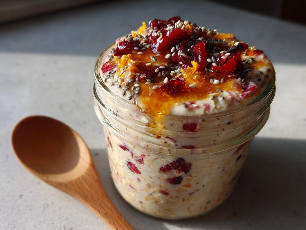 Cranberry Orange Overnight Oats
