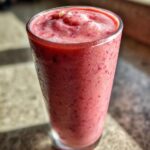 Cranberry Pear Smoothie with Ginger