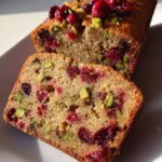 Cranberry Pistachio Loaf Cake