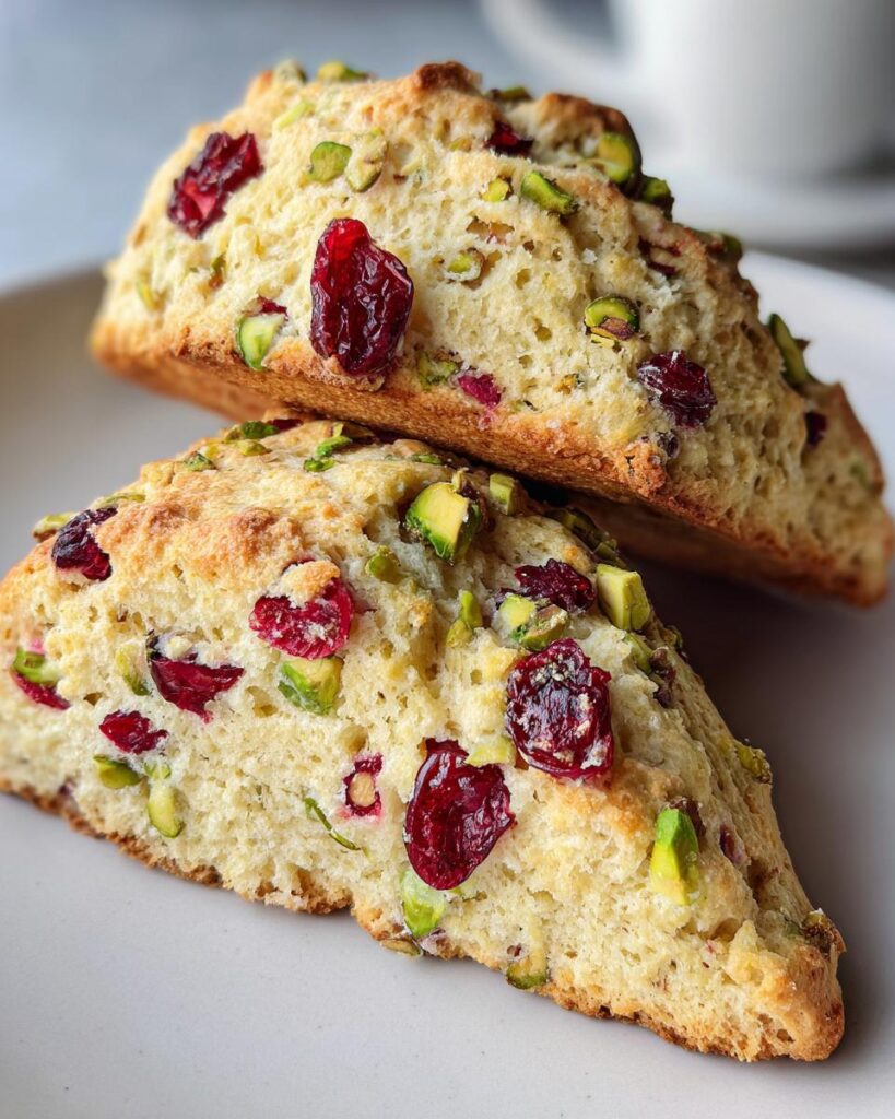 Cranberry Pistachio Scones