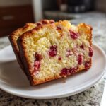 Cranberry Ricotta Olive Oil Cake
