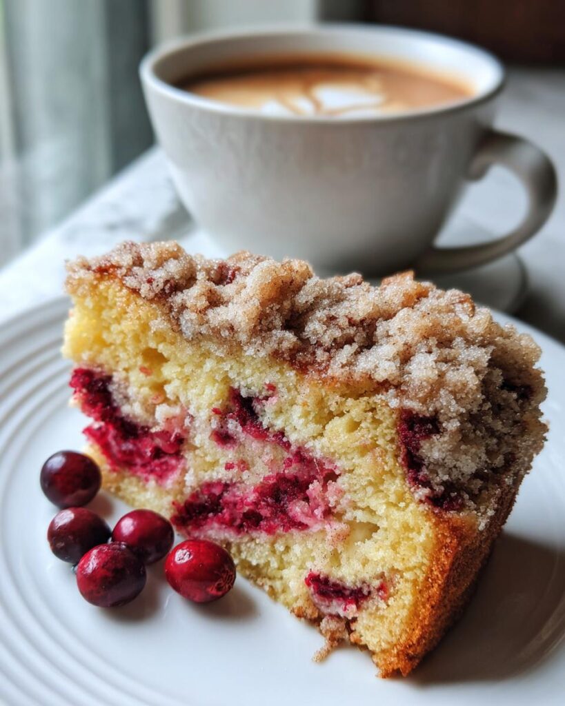 Cranberry Swirl Coffee Cake