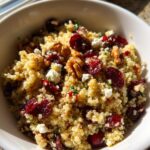 Cranberry Walnut Quinoa Salad with Feta