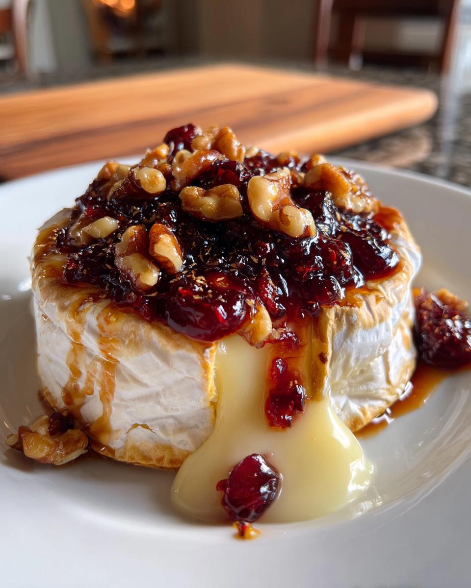 25-Minute Crispy Baked Brie with Tangy Cranberry Bliss