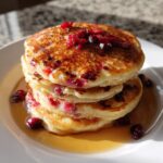 Fluffy Lemon Cranberry Pancakes