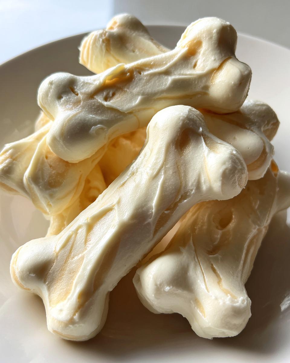 Delicious Frozen Yogurt Puff Bones for Happy Dogs