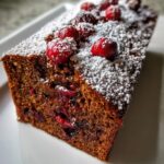 Gingerbread Cranberry Holiday Cake