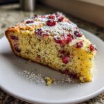 Lemon Poppy Seed Cranberry Cake