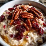 Maple Pecan Cranberry Oatmeal