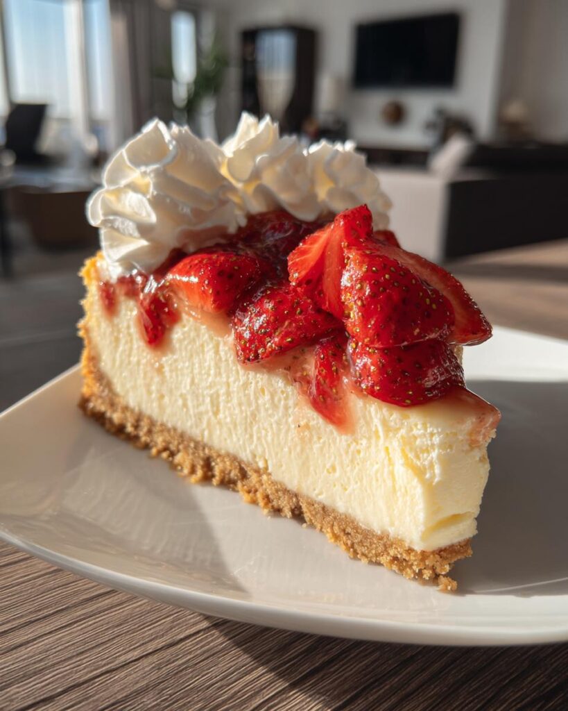 Strawberry Shortcake Cheesecake
