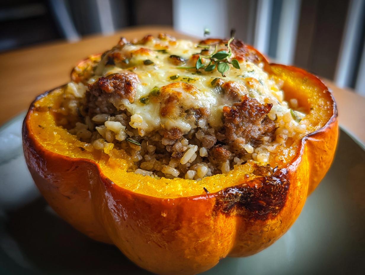 Baked Stuffed Pumpkin: A Cozy 1-Pot Fall Masterpiece