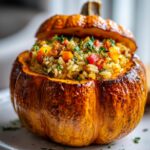 Roasted Stuffed Pumpkin