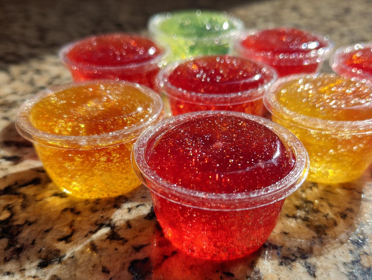 Bubbly Champagne Jello Shots: 1 Classy Treat