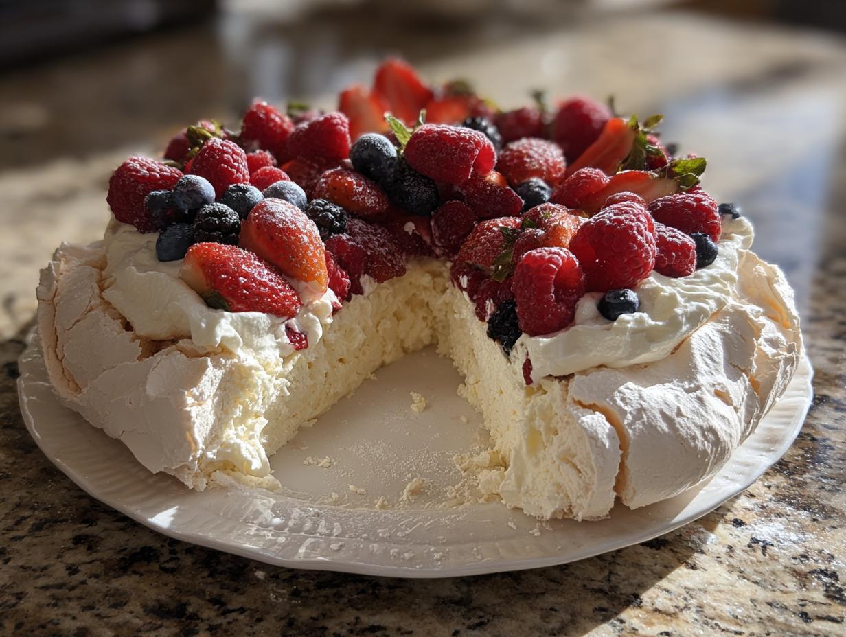 Amazing Christmas Pavlova: 1 Easy Recipe