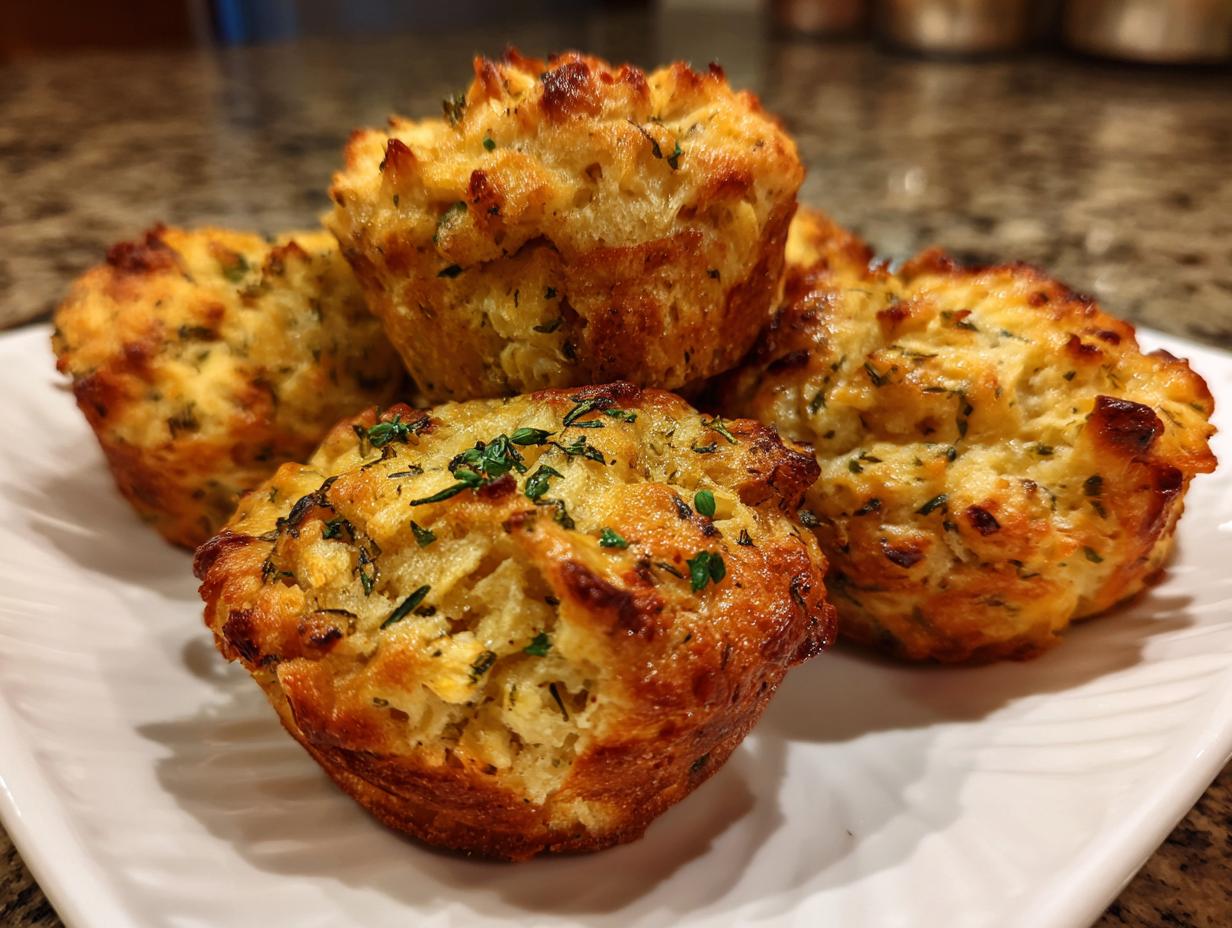 Easy Thanksgiving Stuffing Muffins: Serve 12!
