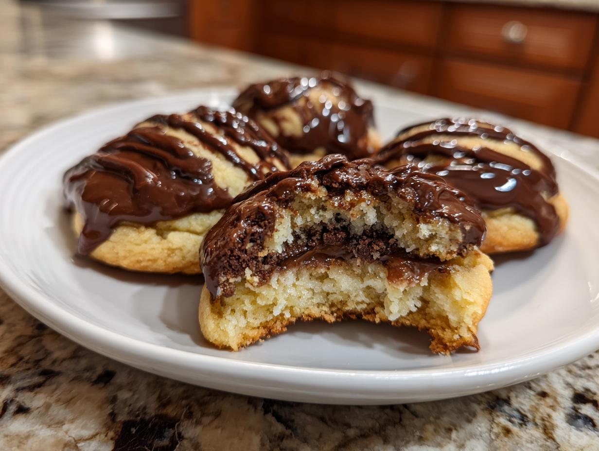 Craving? 10-Minute Best Boston Cream Pie Cookie Dessert