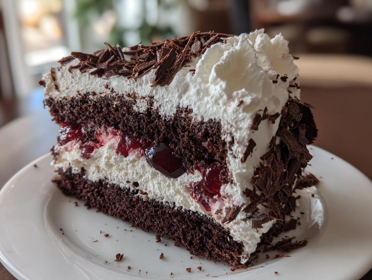 Easy 1-Box Black Forest Cake Recipe: 4 Steps