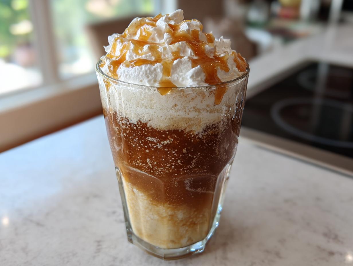 Delightful Butterbeer Float: 4 Ingredients…