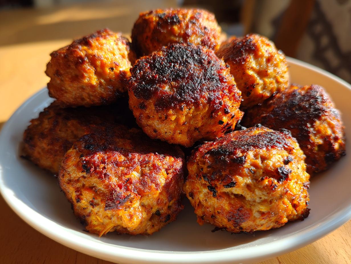 Yummy! Chicken & Sweet Potato Meatballs: 20-Minute Meal