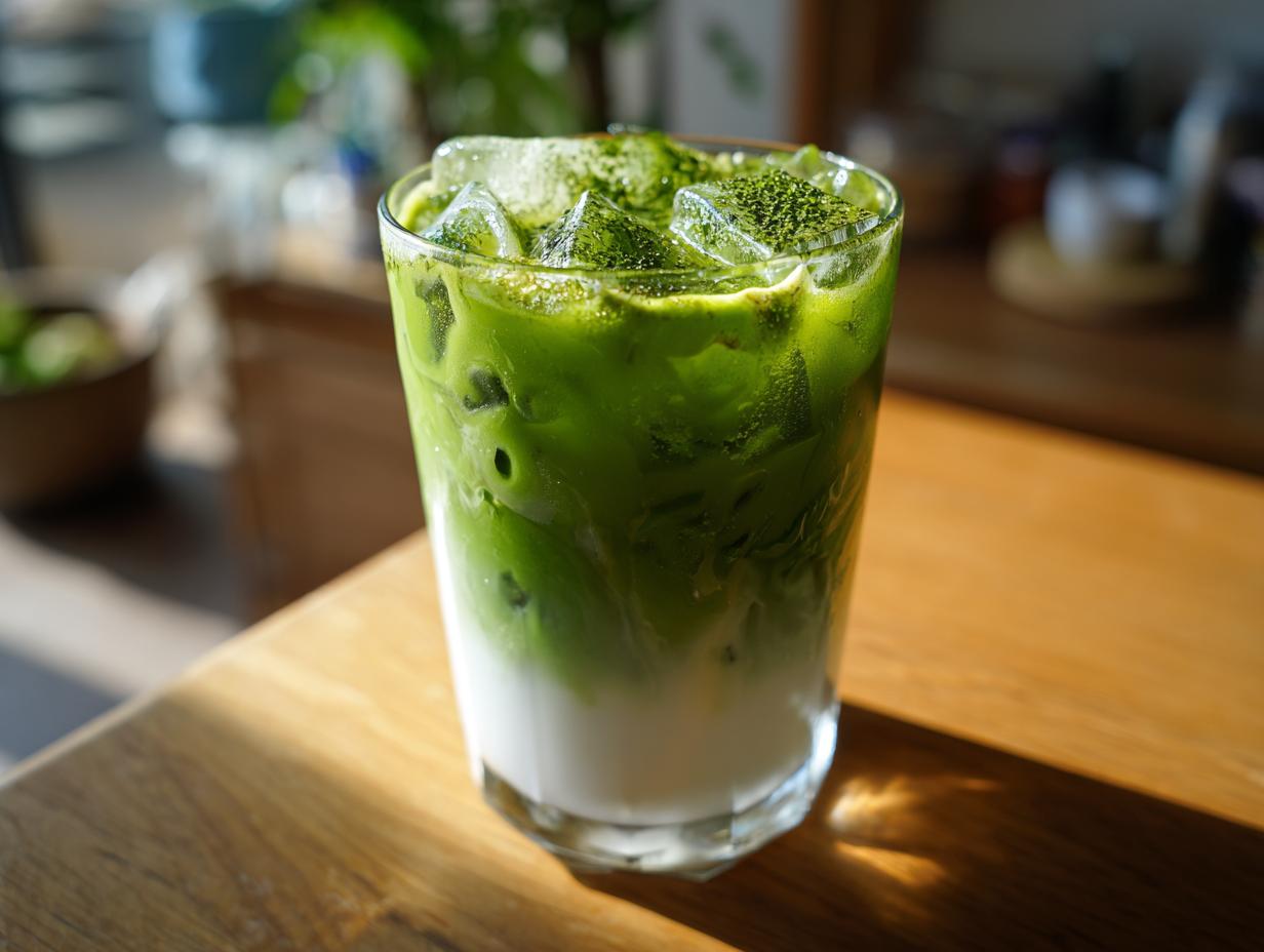 Iced Matcha Latte: Make It in Just 2 Minutes!