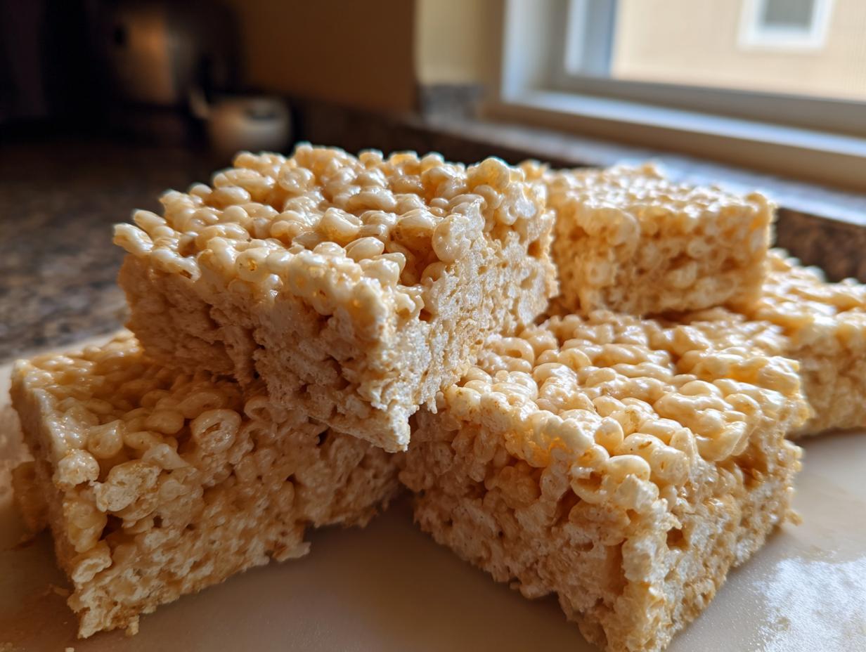 Best Ever Peanut Butter Rice Krispie Treats: 15 Min!
