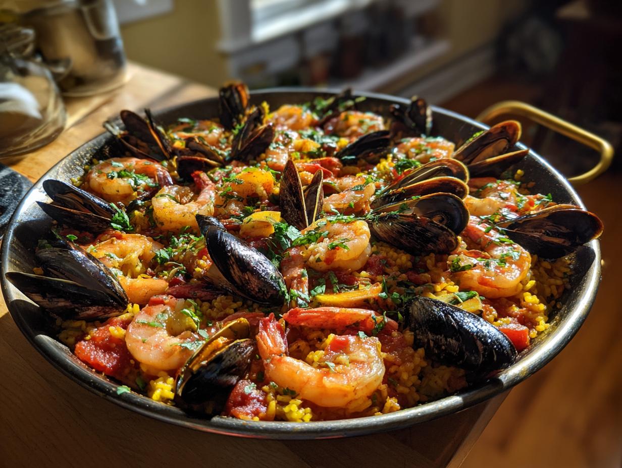 Unforgettable: 1 Spanish Seafood Paella Recipe