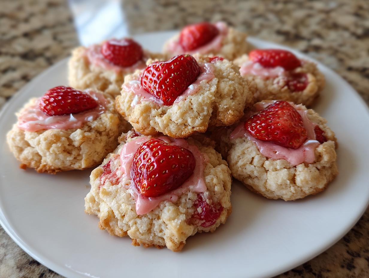 Yummy! 1 Recipe for Irresistible Strawberry Kiss Cookies