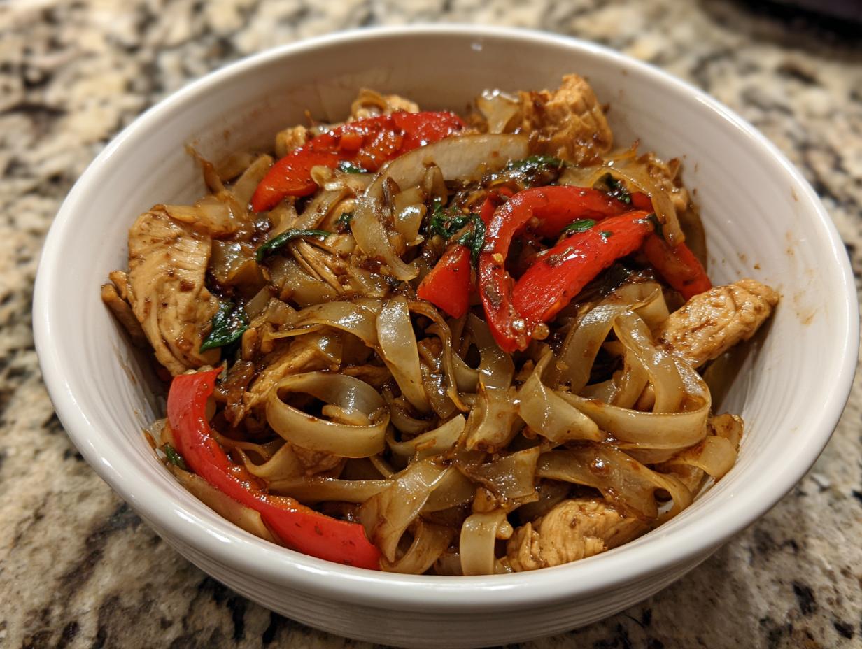 Unforgettable Thai Drunken Noodles (Pad Kee Mao): 30 Mins!