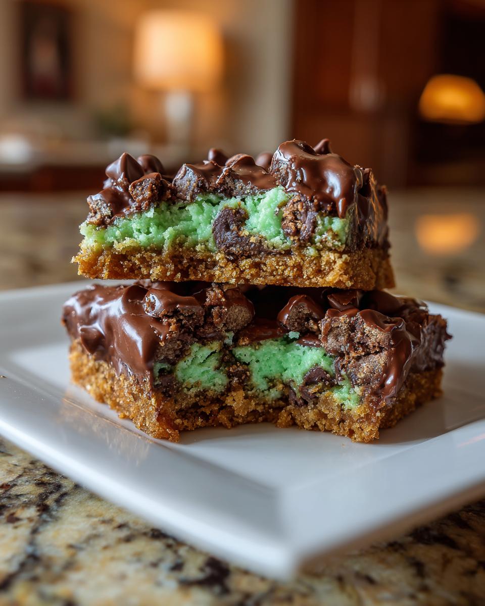 Mint Chocolate Chip Cookie Bars - Other 1