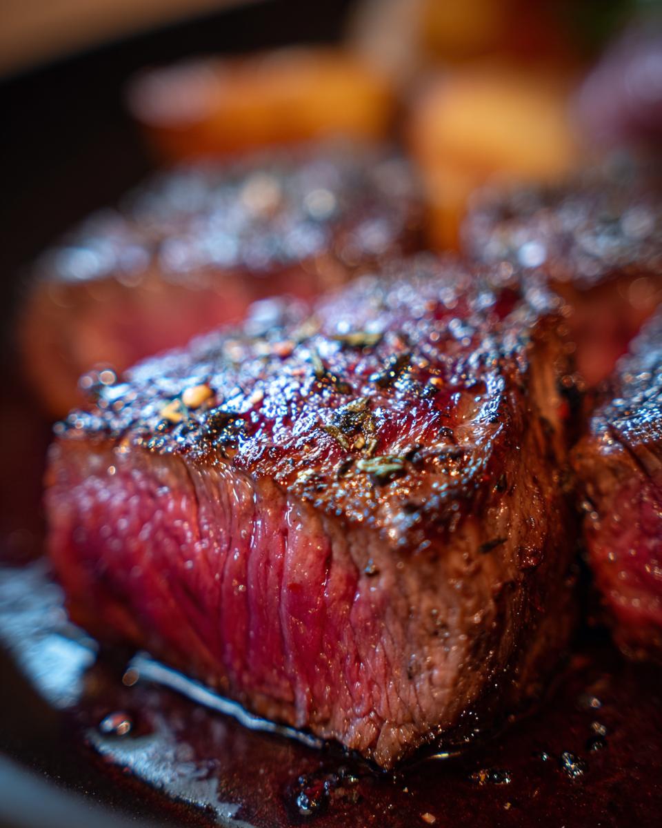 Close-up of cooked Beef Liver Love Bites for dogs, showing the texture and color.