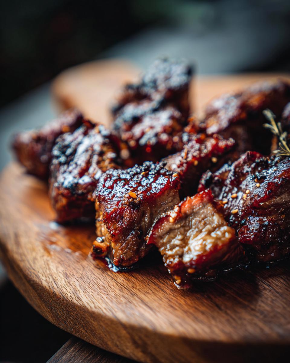 Close-up of cooked Beef Liver Love Bites for Dogs on a wooden board.