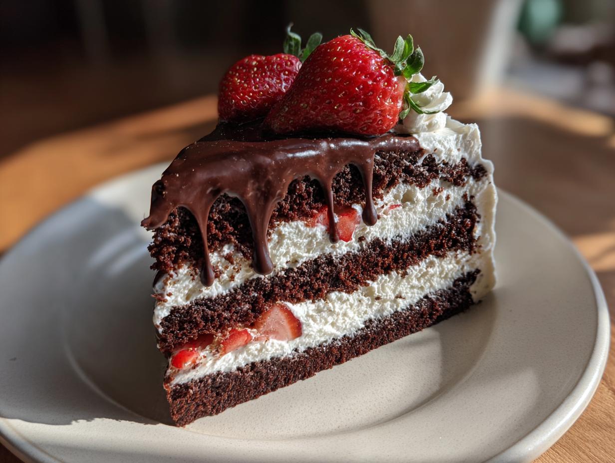 Chocolate Strawberry Drip Cake: 1 Recipe to Love!