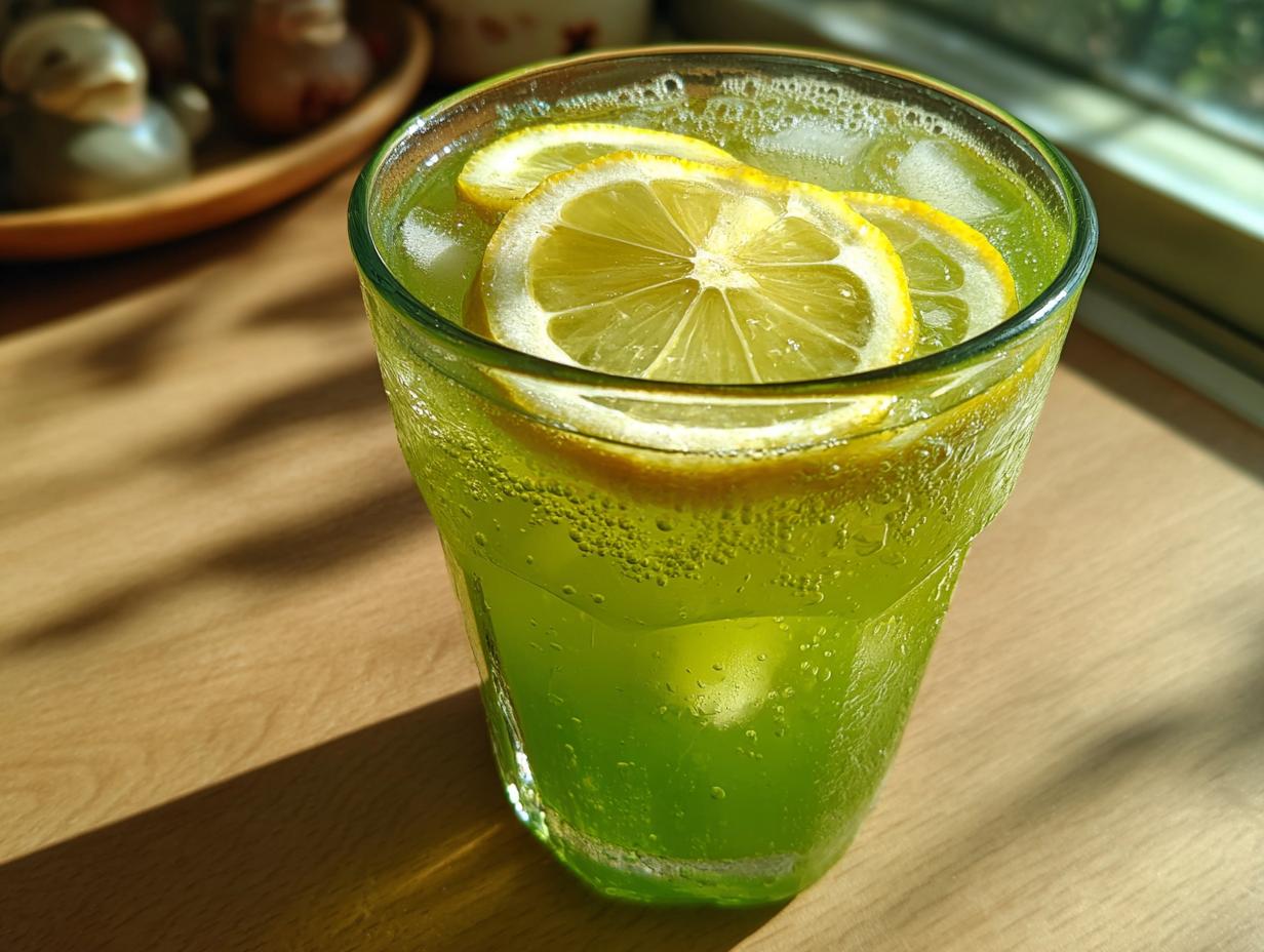 Green Tea and Honey Lemonade:…